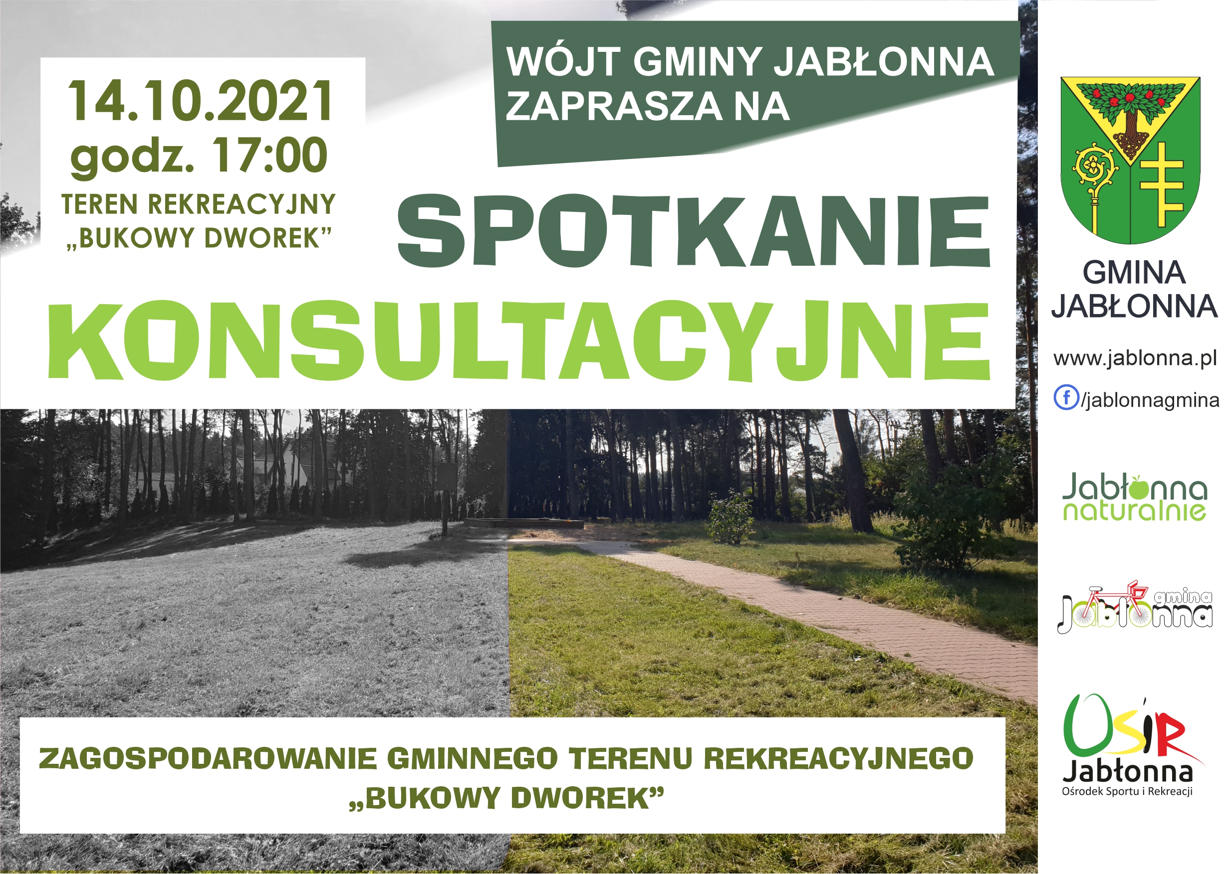 Spotkanie konsultacyjne - zagospodarowanie gminnego terenu rekreacyjnego „Bukowy Dworek” Spotkanie konsultacyjne - zagospodarowanie gminnego terenu rekreacyjnego „Bukowy Dworek”
